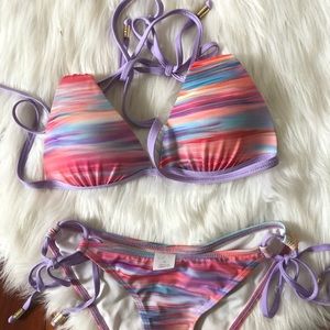 Voda Swim Sunrise Envy Push Up Bikini - Sz SM
